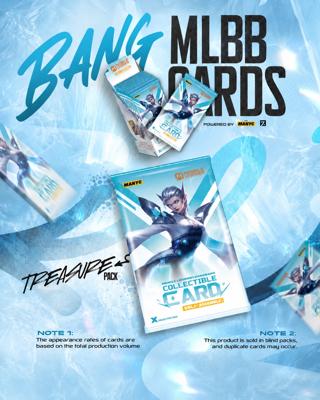 MANYC Mobile Legends Official Collector Cards – Treasure Pack