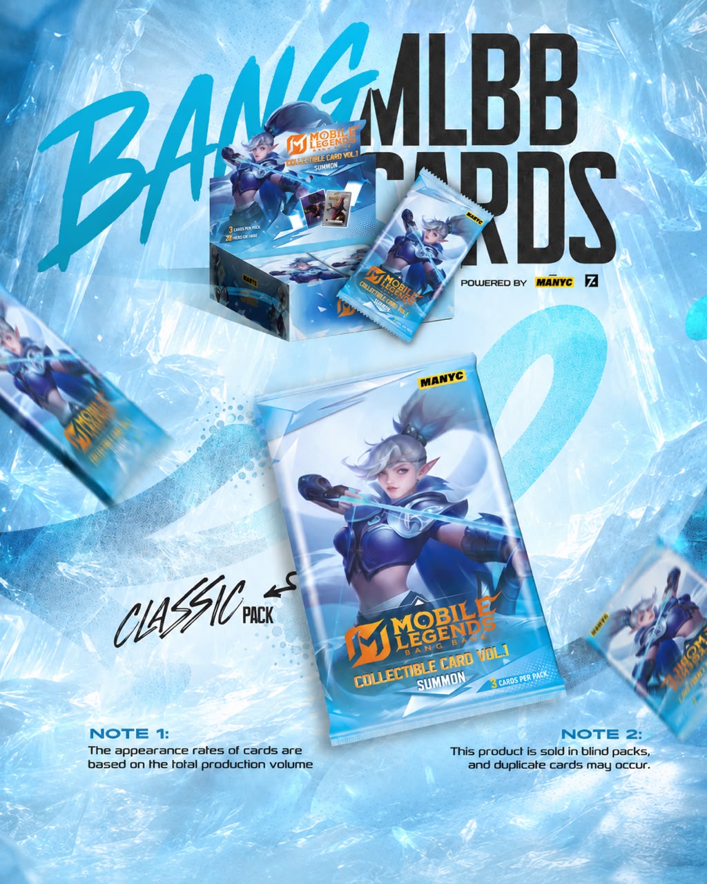 MANYC Mobile Legends Official Collector Cards – Classic Pack